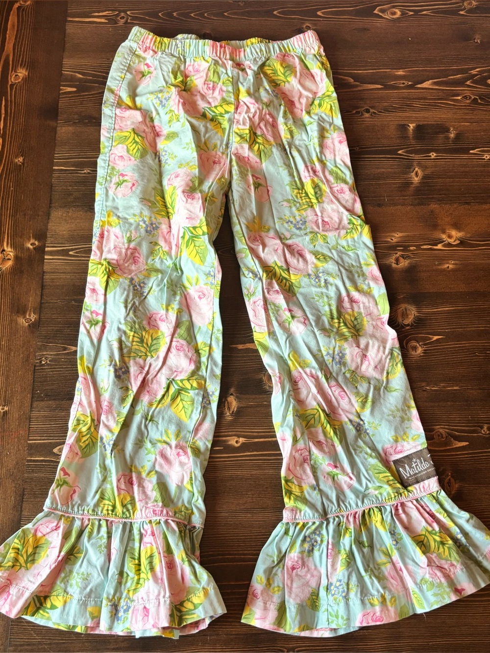 Matilda Jane Pastel Floral Dress — Pink & Mint with Yellow Accents